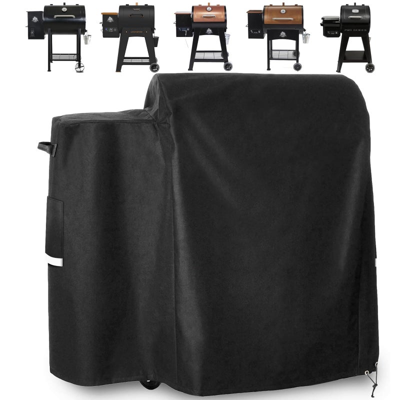 Utheer 73700 Grill Cover for Pit Boss 700FB, Lexington 500, Lexington 540, Classic 700 Wood Pellet Grills, Pro 600 and Tailgater, Heavy Duty 600D Waterproof Fabric Grill Cover, 42" L x 28.5" W x 38" H - Image 1